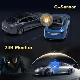 4-Kanal Dashcam Full HD 1080P met 360° Zicht, Nachtzicht en 64GB Geheugen — thumbnail 2