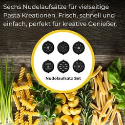 Krachtige 3-in-1 Keukenmachine met 2000W, Kneedfunctie, Pastamaker en 1.5L Mixer — thumbnail 4