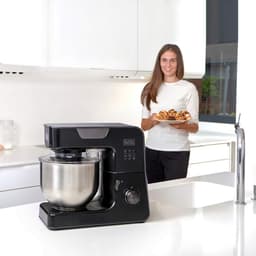 Krachtige Keukenmachine 1000W met RVS Kom 5,2L - 8 Snelheden & Turbo — thumbnail 5