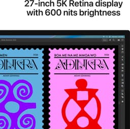 Apple Studio Display - Nano-texture Glass - 27 inch + In hoogte verstelbare en kantelbare standaard — thumbnail 5