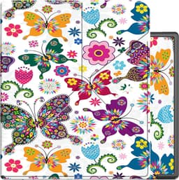 Hoes Geschikt voor Kobo Elipsa 2E - Luxe E-reader Trifold Case - Bescherm Hoesje Book Cover - Vlinders — thumbnail 5