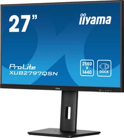 iiyama ProLite XUB2797QSN-B2 - 27 inch - QHD - IPS - USB-Hub (4x) - Verstelbaar - USB-C Dock — thumbnail 5