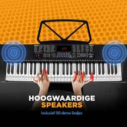 Finesse Keyboard Piano - Lichtgevende Toetsen - Statief & Accessoires - 61 Keys - Digitale Piano - Elektrische Piano - Kind — thumbnail 2