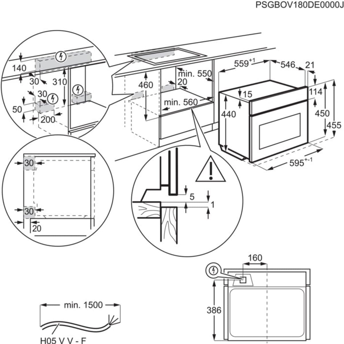 Electrolux KVKDE40X 46 l 2000 W Roestvrijstaal — afbeelding 1