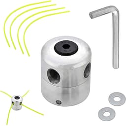 Universele aluminium maaikop – Vervangende nylon spoel, geschikt voor grasmaaier accessoires — thumbnail 1