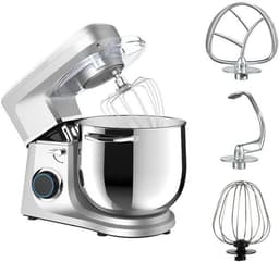 Keukenmixer - Voedselmixer - Bakken en koken - Krachtige 1700W motor - 11L capaciteit - Zilver — thumbnail 1