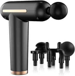 Muscle Massage Gun Mini Fascia Gun can be charged by USB, Deep Tissue Muscle Massager, Portable Fascia Gun 6 Massage Head 3 Speed Adjustment,Black — thumbnail 1