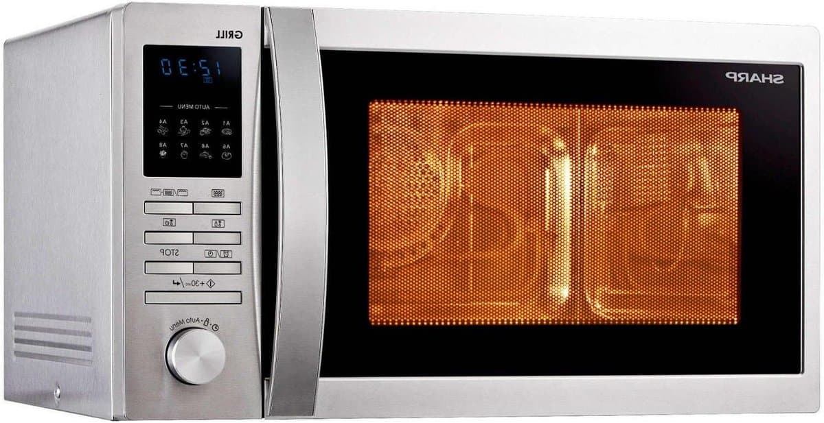 Magnetron Oven - Solo Magnetron - Snel Eten - Met Grillfunctie - 25 Liter - Zilverkleurig — afbeelding 1