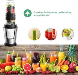 Multifunctionele Keukenmachine - 3-in-1 - Foodprocessor - Blender - 700W - Smoothie Maker - Hakmolen - Droogmolen - Roestvrij Staal - BPA-vrije Fles - 24.000 RPM — thumbnail 5
