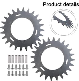 Grasmaaier Spikes - Anti-slip Grip - Verbeterde Tractie - Roestvrij Staal - 1 Set - Zilver — thumbnail 5
