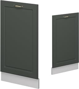 Vaatwasserfrontpaneel - Keukenfront Paneel - Keuken Inbouwen - Soft-close scharnieren - 45 cm - Groen-Goud — thumbnail 5