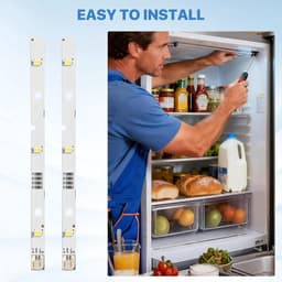 Koelkast LED Strip - Vervangende Verlichting - Koelkast Verlichten - Brede Compatibiliteit - 16 cm - Koud Wit — thumbnail 4