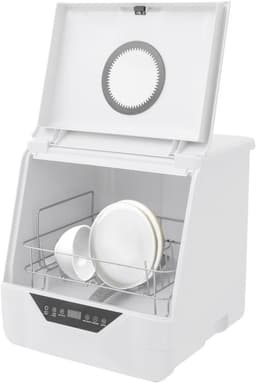 Mini Vaatwasser - Aanrecht Vaatwasser - Snel Servies Wassen - Vier Wasprogramma's - 6 Liter - Wit — thumbnail 1