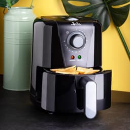 Friteuse zonder olie - Hete lucht oven - Gezond koken - Compact design - 15 liter - Zwart — thumbnail 3