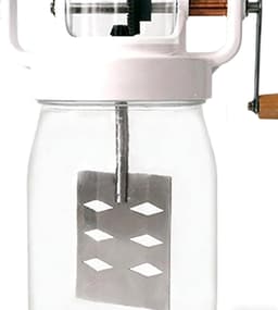 Handmixer Keuken - Botermaker Roermachine - Zelf Boter Maken - Handmatige Bediening - 1500 ml Kom - Transparant — thumbnail 5
