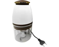 Keukenmachine Vleesmolen - Compact Apparaat - Ingrediënten Verwerken - Transparante Container - 24 x 12 x 12 cm - Uniek Kenmerk