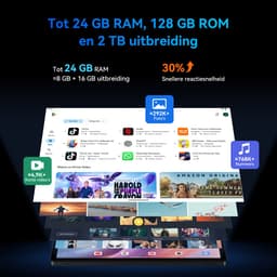 TABWEE T90 Tablet - 8000mAh - 11 inch - 24GB RAM - 128GB ROM - Widevine L1 - Blauw — thumbnail 5