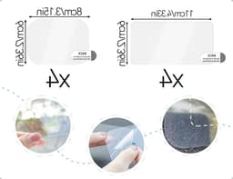 Set van 8 Stickers voor Dashcam, Transparante Plakpads voor Voorruiten, Antistatische Folies en Verbeterde Bevestiging — thumbnail 5