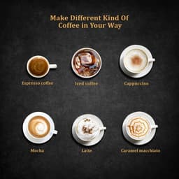 Espressomachine - Koffiezetapparaat - Thuis barista - 20 bar druk - Halfautomatisch - Zwart — thumbnail 2
