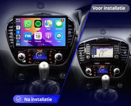 Autoradio 4/64 met Carplay en Android auto | Geschikt voor Nissan Juke 2 2010-2015 | Radio scherm met Navigatie | 2010 2011 2012 2013 2014 2015 | YF15 — thumbnail 4