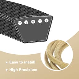 V-riem Grasmaaier - Aandrijfriem Dekriem - Gazon Onderhoud - Aramidevezel Materiaal - 170 inch x 5/8 inch - Grijs — thumbnail 2