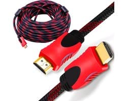 Dailygoods - Dailygoody - HDMI Kabel 4K 1.35m - High Speed, Gold Plated, Compatibel met TV, Laptop en Projector