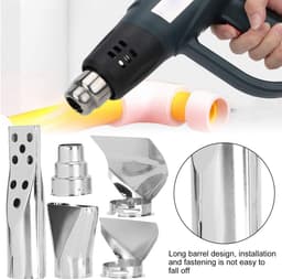 Dailygoods - Dailygoody - Heat Gun Nozzle - Vervangende accessoires - Roestvrij staal - Heat gun nozzles - Ideaal voor soldeerstation - Geschikt voor heat gun — thumbnail 3