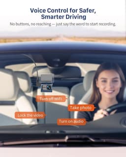 Auto Camera - Rijcamera Opname - Veilig Rijden - Compact Stealth Design - 2K QHD Resolutie - Zwart — thumbnail 4
