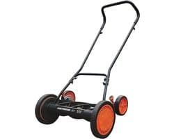 Handgrasmaaier - Kooimaaier Gazon - Gazon Onderhoud - 7 Messen Staal - 457 cm - Groen