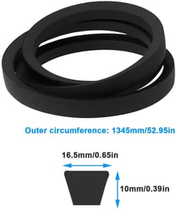 Dailygoods - Aandrijfriem voor Grasmaaier Honda H1011 - Vervangend Onderdeel 76181-772-202 — thumbnail 2