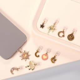 10 stuks stofkapjes voor Kindle, sterren-maanpatroon, schattige poortbeschermers voor e-readers, boeken, vrouwen, leraren en studenten — thumbnail 3