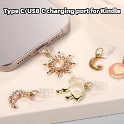 10 stuks stofkapjes voor Kindle, sterren-maanpatroon, schattige poortbeschermers voor e-readers, boeken, vrouwen, leraren en studenten — thumbnail 4