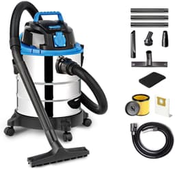 YOR® Karcher - Karcher Stofzuiger - Bouwstofzuiger - Festool Stofzuiger - Bouwstofzuiger Zonder Zak - Blauw en Zwart - 35cm x 35cm x 51cm — thumbnail 1