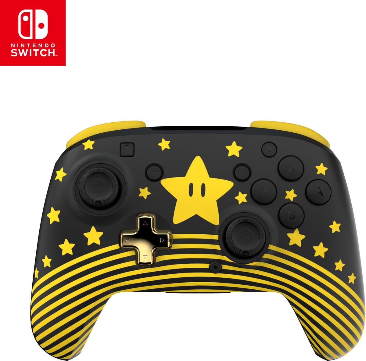 Turtle Beach Rematch Glow In The Dark - Draadloze Controller - Nintendo Switch & Nintendo Switch 2 - Super Mario Star — afbeelding 1