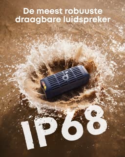 soundcore Boom 3i van Anker - Robuuste outdoorluidspreker - Bluetooth-luidspreker - Waterdicht IP68 - 50W BassUp 2.0-geluid - Bluetooth 5.3 - 16 uur speeltijd - Lichtshow + TWS-stereo - Kajakken - Vissen - Kamperen — thumbnail 4