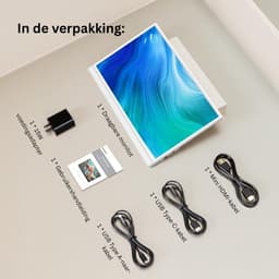 DailySupplies® Portable Monitor - Draagbare Scherm - Uitbreider - Full HD - Wit — thumbnail 3