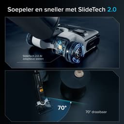 Roborock F25 XT-Vloerreiniger-Nat Droog Stofzuiger-draadloos-Elektrische dweil-20000Pa-AI-ondersteunde wielen-app-bediening-Slimme vuildetectie-Automatische Zeepdosering-Anti-Klit Borstel-Zelfreinigend & 90°C Sneldrogend-180° Plat Ontwerp — thumbnail 2