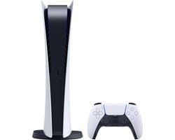 Sony PlayStation 5 Digital Edition 825 GB Wifi Zwart, Wit