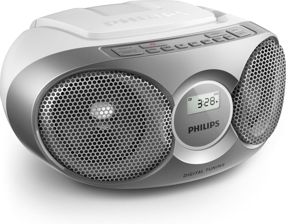 Philips AZ215S - Radio/CD-speler - Grijs — afbeelding 1