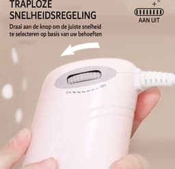 Elektrische Cellulite Massage Apparaat - 8 Delig Massage Koppen - Gua Sha - Full Body - Vacuüm - Cupping - Ontspanning -Roze — thumbnail 4