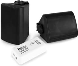 Buiten speakers - Power Dynamics BT10 versterker met Bluetooth en 4'' zwarte speakers — thumbnail 3