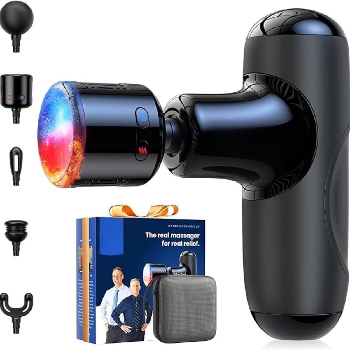 Kavora® Massagengun - Massage Gun - Massage Pistool - Zwart - 14cm x 11cm x 3cm — afbeelding 1