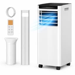 Mobiele airconditioner 7000 BTU 3-in-1 koeler met ontvochtiger stille slaapmodus timer R290 2000 W — thumbnail 1