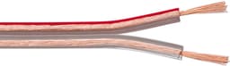Goobay Luidsprekerkabel 25 m transparant, 2 x 1,5 mm² OFC-koper met polariteitsmarkering, flexibele PVC-mantel, voor hifi-systemen en luidsprekers — thumbnail 1