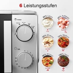 Solo Magnetron – Magnetron Oven – Microwave – Keukenapparaat – Mini Oven – 20 Liter Inhoud – 700 Watt Vermogen — thumbnail 4