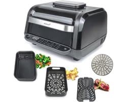 Zwart 6L - Multifunctionele heteluchtfriteuse en oven met 8 functies