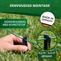 Grondspijkers met universele haken voor maairobots Cable Grasmaaier Haringen Wire Attachment Grondanker - onbreekbaar versterkt - HQ - compatibel met Husqvarna Gardena Worx Bosch enz., Stück:100 — thumbnail 4