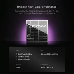 Handheld Gameconsole - 5.5 Inch 120Hz 1080p AMOLED Scherm, Snapdragon 8 Gen 2 Processor, 12GB RAM, 128GB Opslag, Wi-Fi 7, 3D Hall Effect Joysticks, Android Gameconsole — thumbnail 3