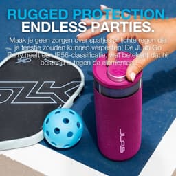 JLab Go Bluetooth Speaker Draadloos - Draagbare Muziekbox - 16 uur Batterijduur - 10 Watt - Bass Boost - IPX6 Waterproof - Multipairing - Instelbare Party Lights - App Equalizer - Roze — thumbnail 3