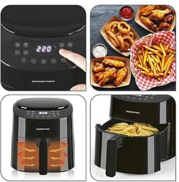 Heteluchtfriteuse 4,5L - 1400W met 8 Kookprogramma's voor Gezonde Bereidingen — thumbnail 3